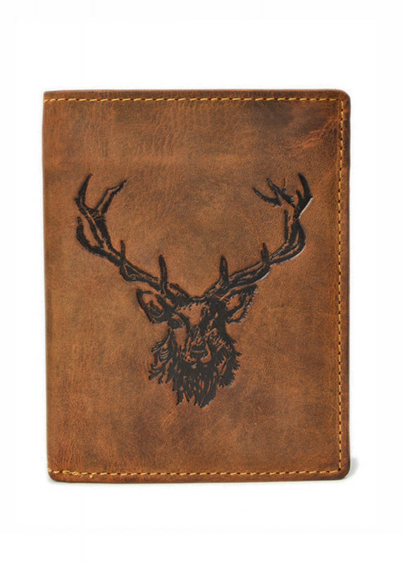 Vintage Animal Collection  Royal Stag brown Leder